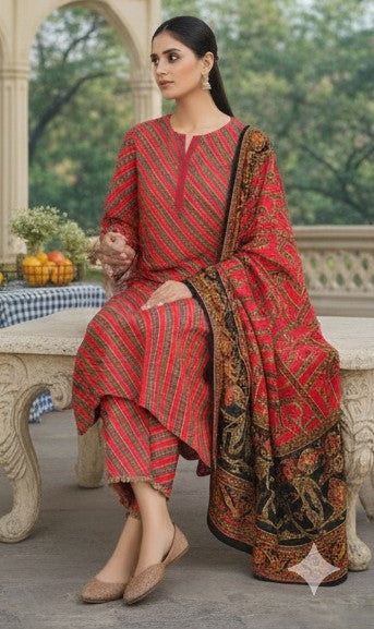 Bareezé 3 PIECE-PRINTED LAWN SUIT