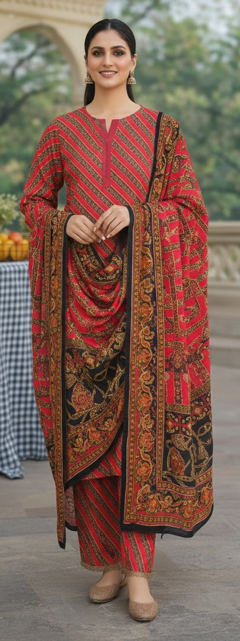 Bareezé 3 PIECE-PRINTED LAWN SUIT