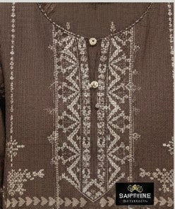 SAPPHIRE 3 PIECE-EMBROIDERED LAWN SUIT