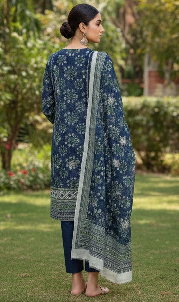 SAPPHIRE 3 PIECE-EMBROIDERED LAWN SUIT