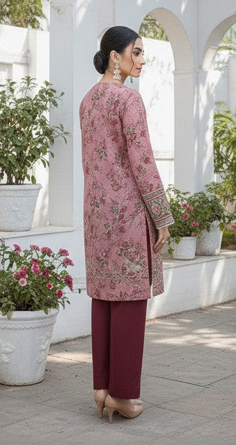 2 PIECE DIGITAL PRINTED LAWN SUIT