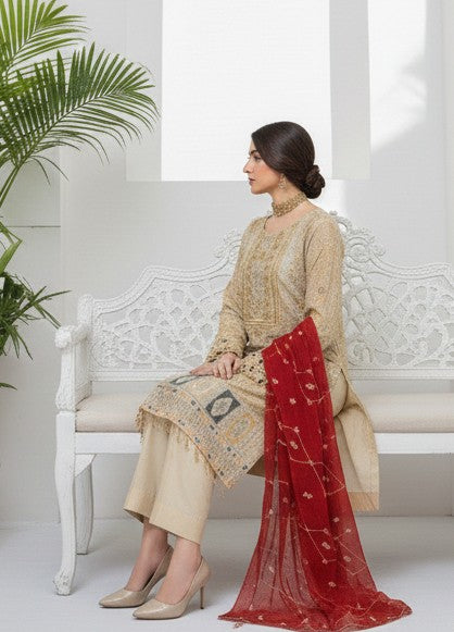 Ethnic Luxe – 3 Piece Heavy Embroidered Luxury Lawn Suit