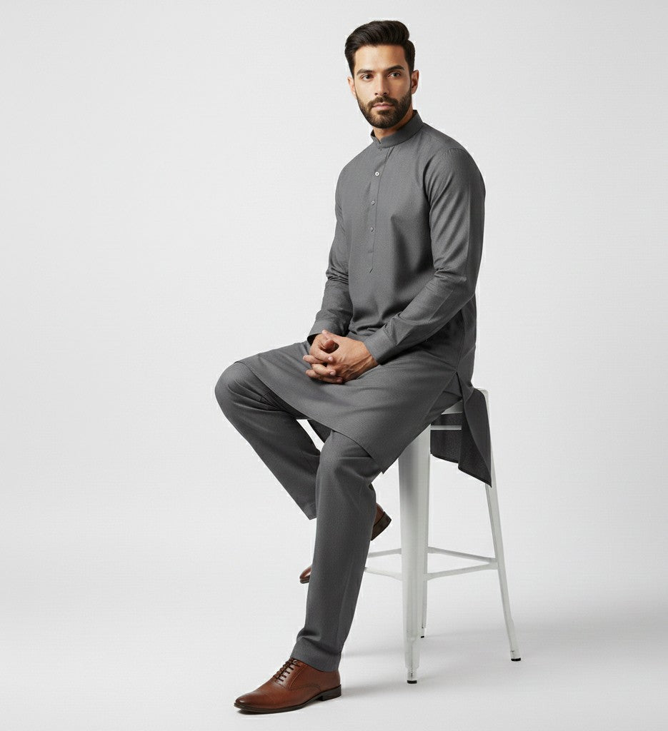 Sultan Premium Cotton Unstitched Suit for Men