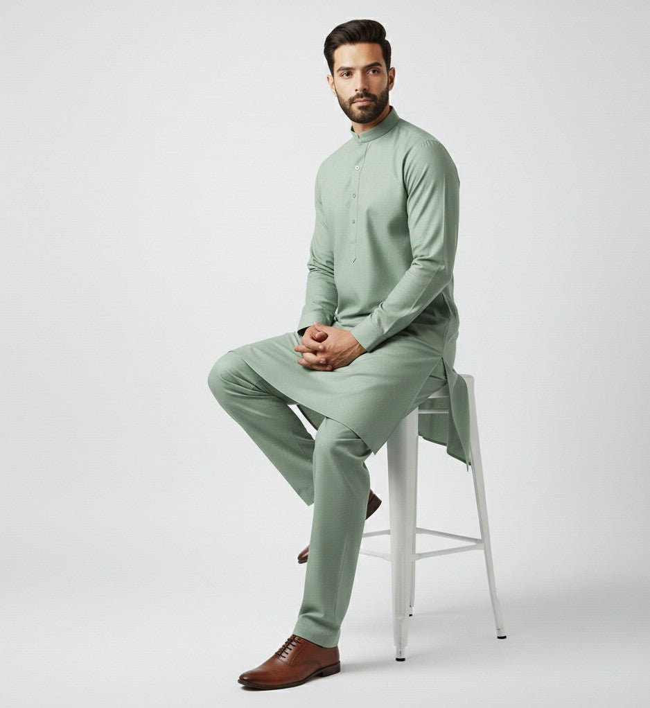 Sultan Premium Cotton Unstitched Suit for Men