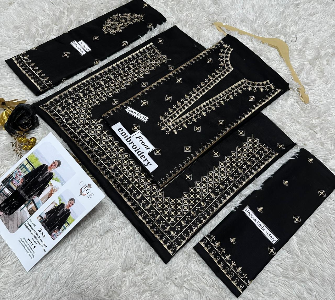 URGE Pret 2-Piece Embroidered Lawn Suit