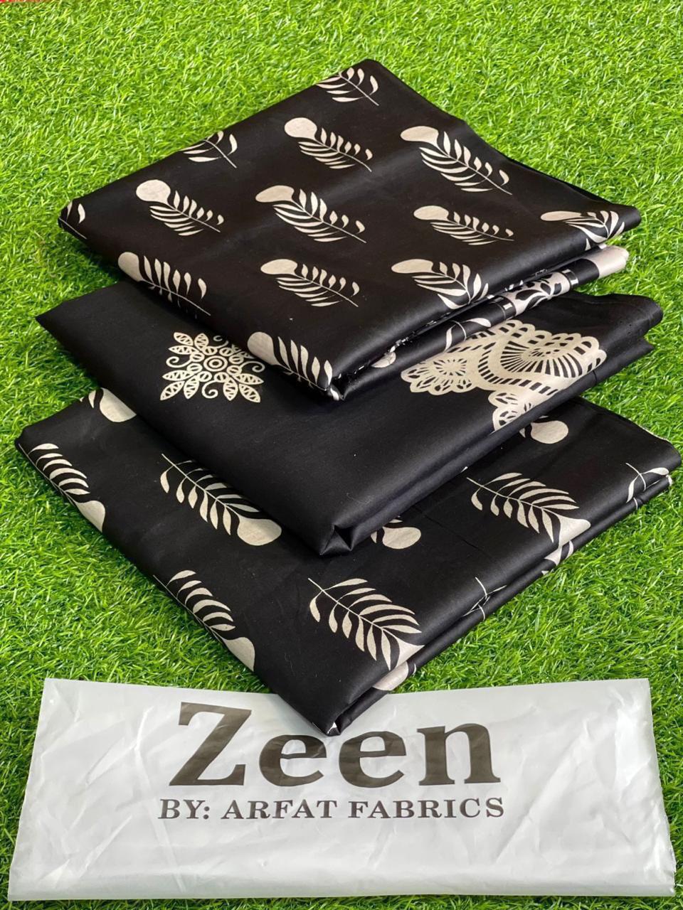 ZEEN Luxury 3-Piece Printed Lawn Suit - Premium Summer Collection