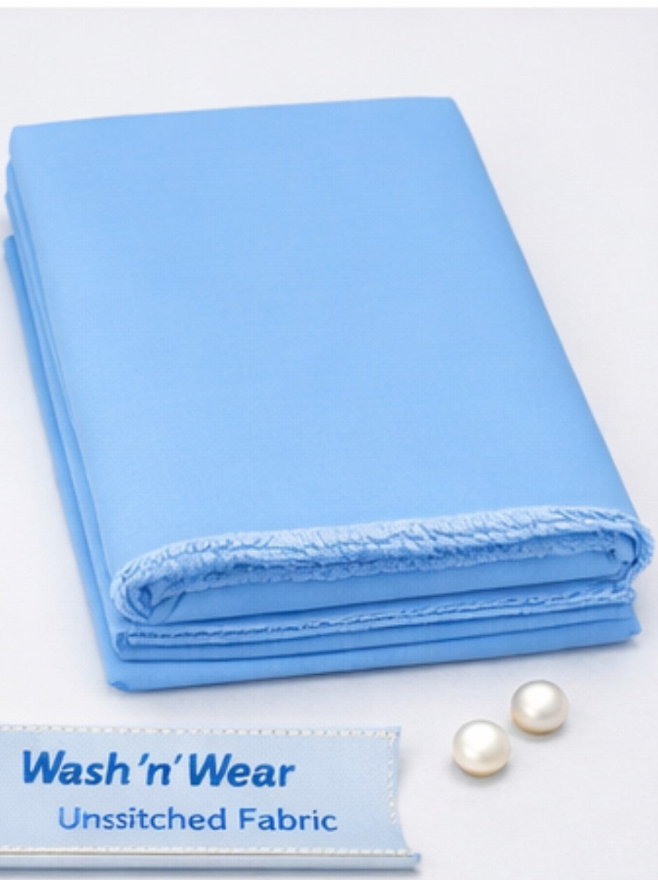 Men’s Wash n Wear Unstitched Suit Fabric – Premium Quality