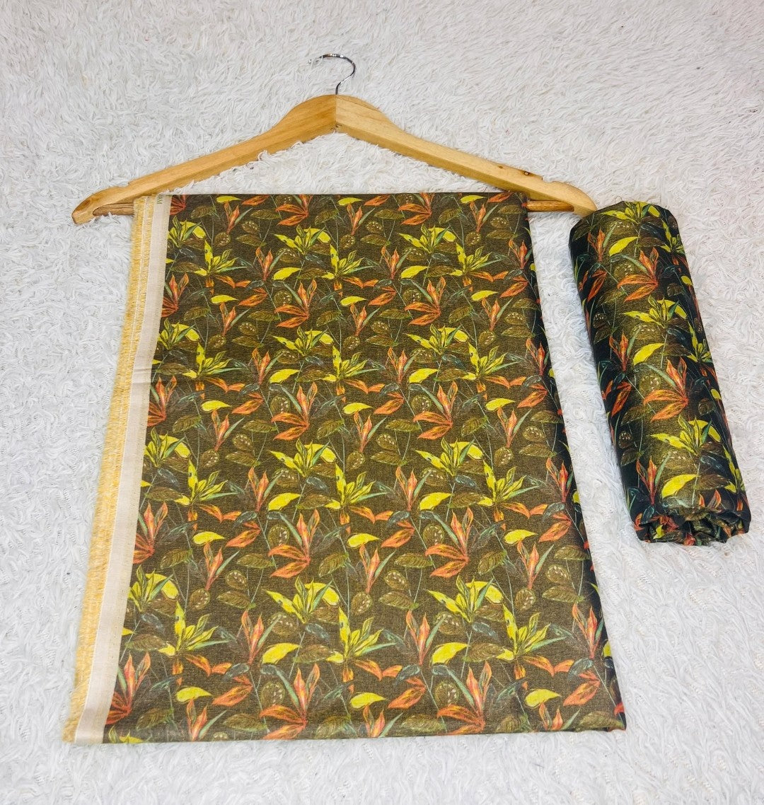 Chamki Printed Lawn 2Pcs Suit | Premium All-Over Printed Summer Lawn Shirt & Trouser | Lightweight Breathable Fabric