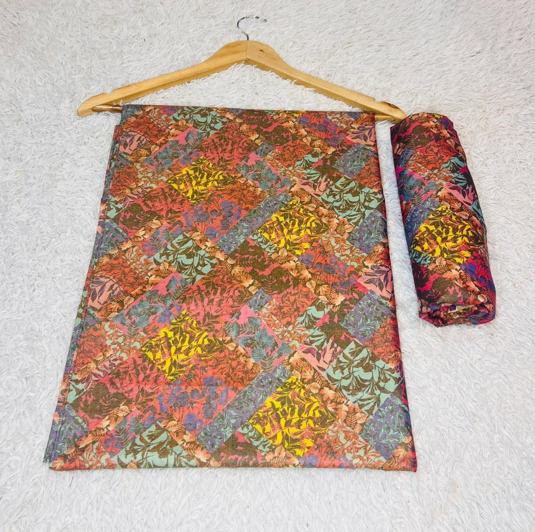 Chamki Printed Lawn 2Pcs Suit | Premium All-Over Printed Summer Lawn Shirt & Trouser | Lightweight Breathable Fabric