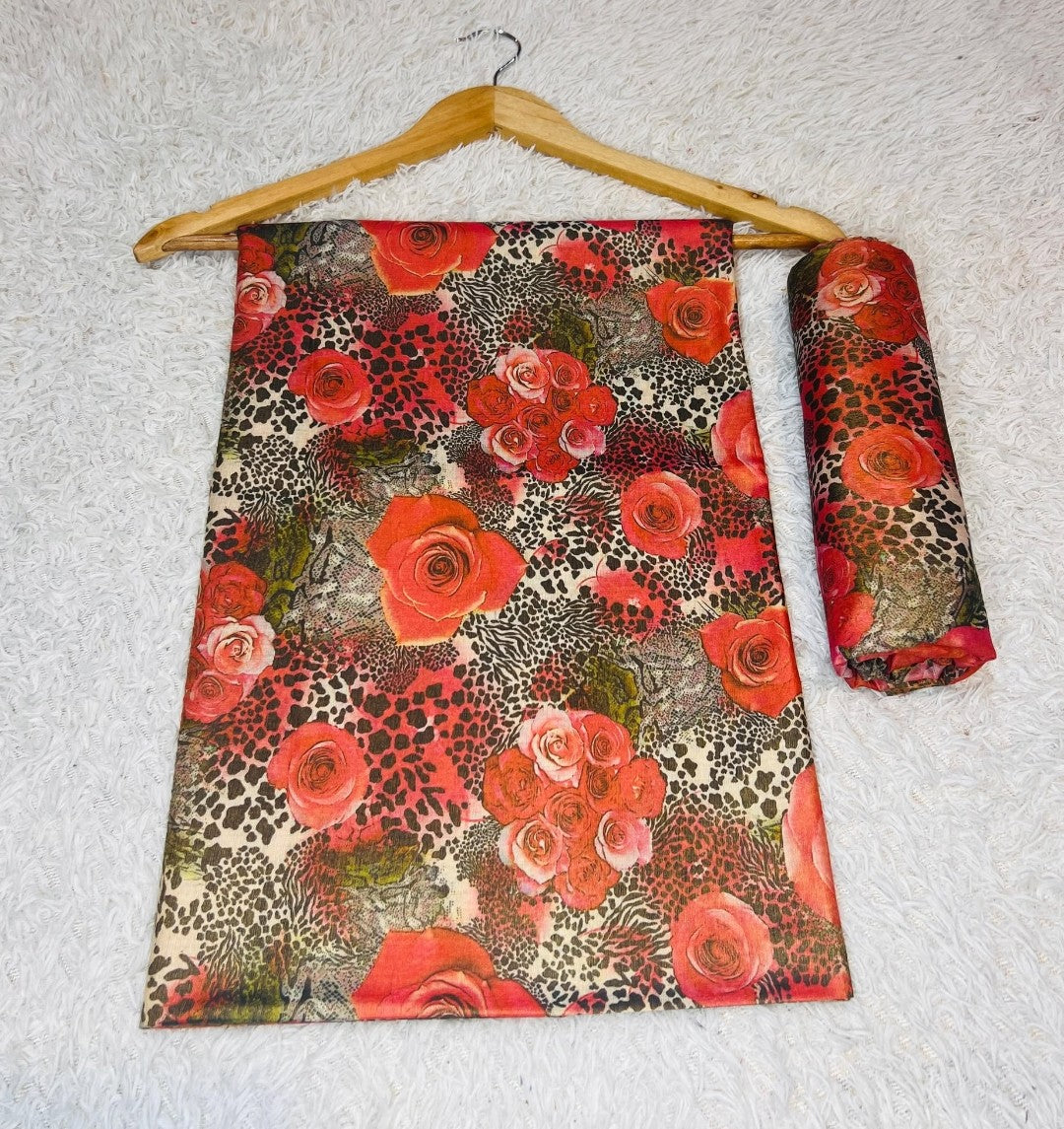 Chamki Printed Lawn 2Pcs Suit | Premium All-Over Printed Summer Lawn Shirt & Trouser | Lightweight Breathable Fabric