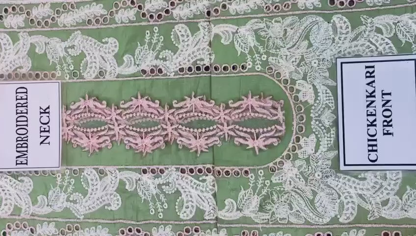 ✨ Heer Chikankari Lawn 3PC Suit – Heavy Embroidered Shirt | Jacquard Embroidered Dupatta | Summer Luxury Festive Collection 2026 ✨
